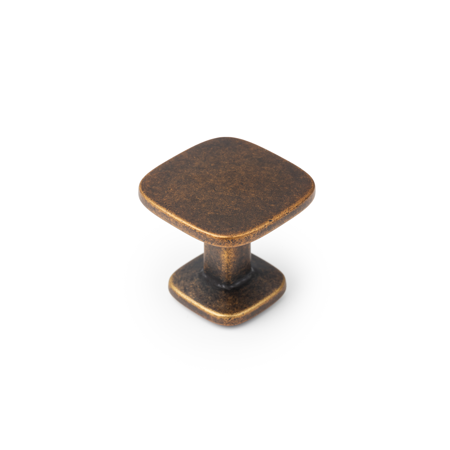 Knop QUART L33.8 zamak rustiek messing